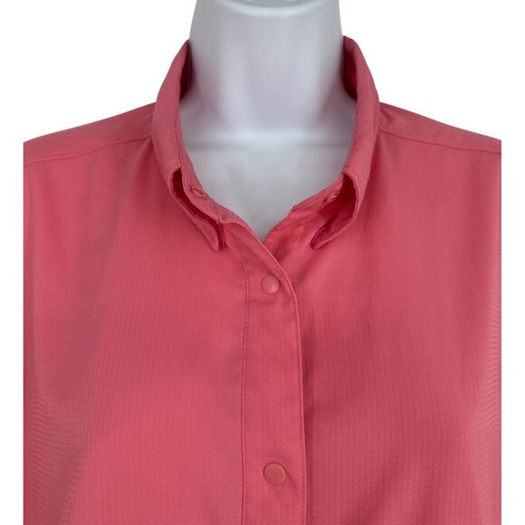 Columbia PFG Womens Roll Tab Long-Sleeve Snap Front Vented Fishing Shirt Sz XL - Picture 4 of 14